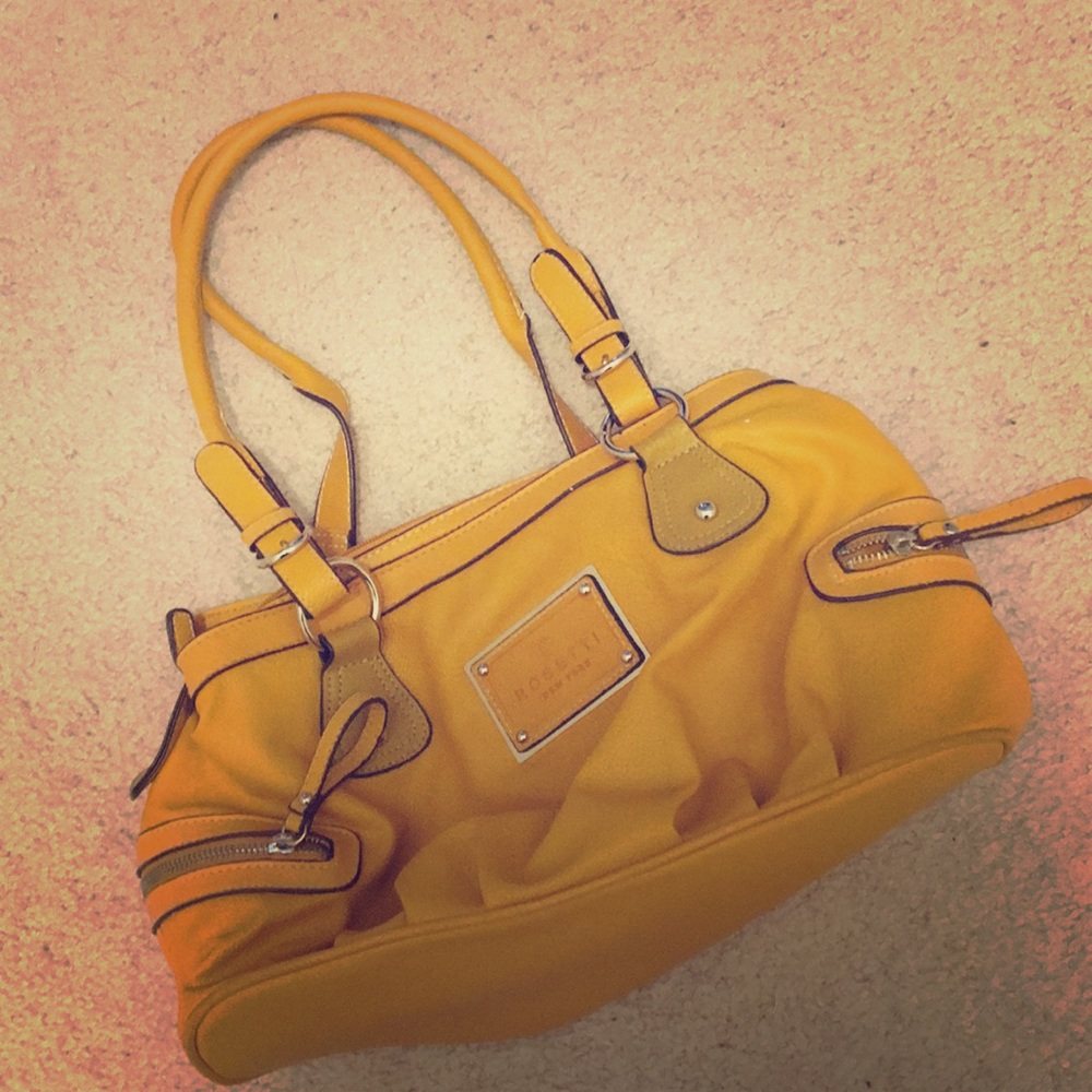 Mustard yellow purse
